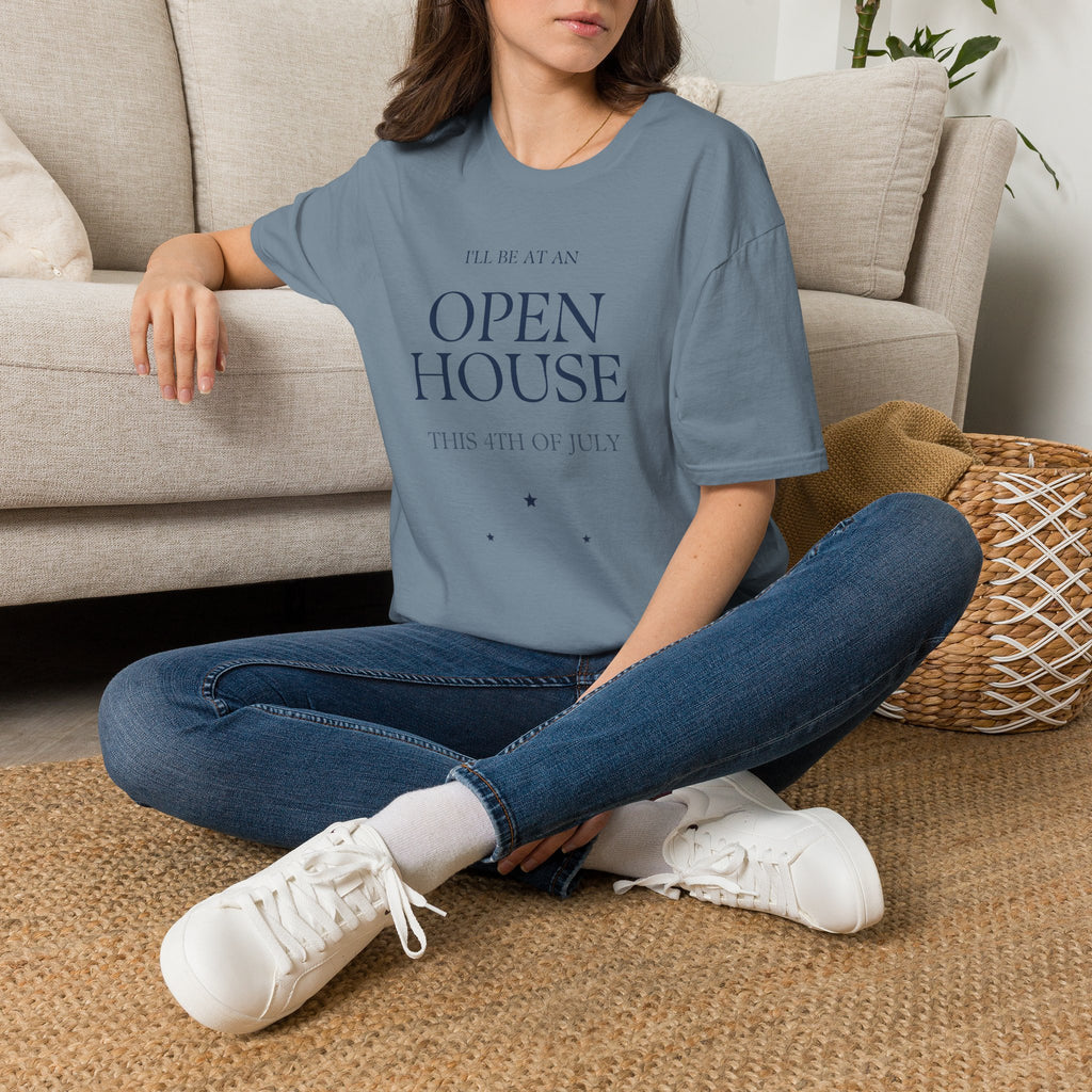 Open House T-Shirt — "I'll Be At An Open House" Real Estate Agent Tee