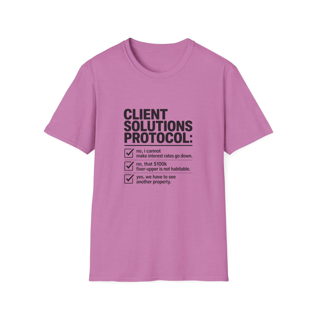 T-shirt — "Client solution protocol" Retro Receipt Graphic Tee