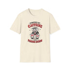 Powered by Caffeine T-Shirt — Funny Realtor life Tee
