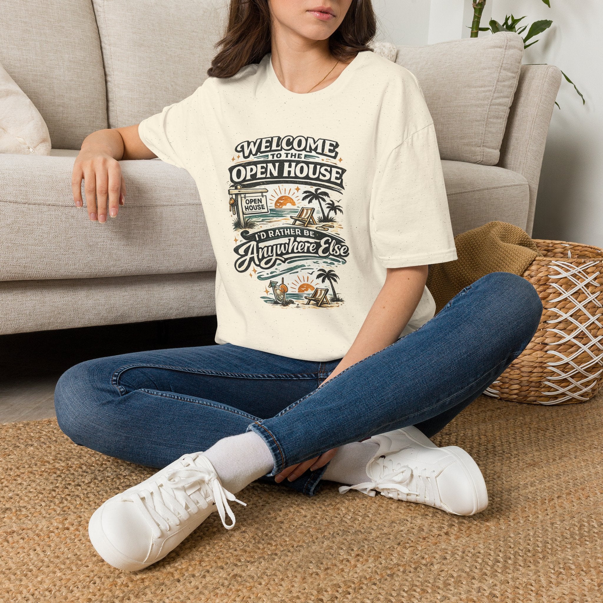 T-Shirt — "Welcome to the Open House" Graphic Tee