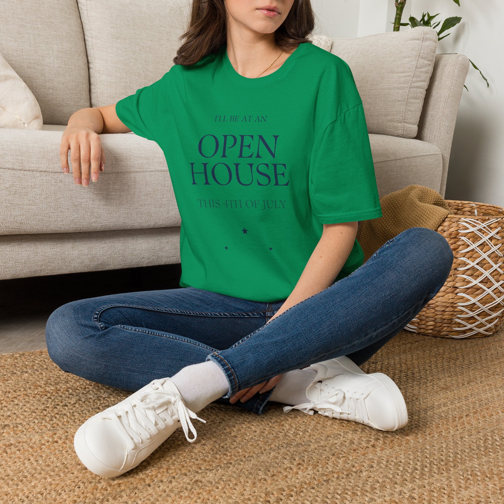 Open House T-Shirt — "I'll Be At An Open House" Real Estate Agent Tee