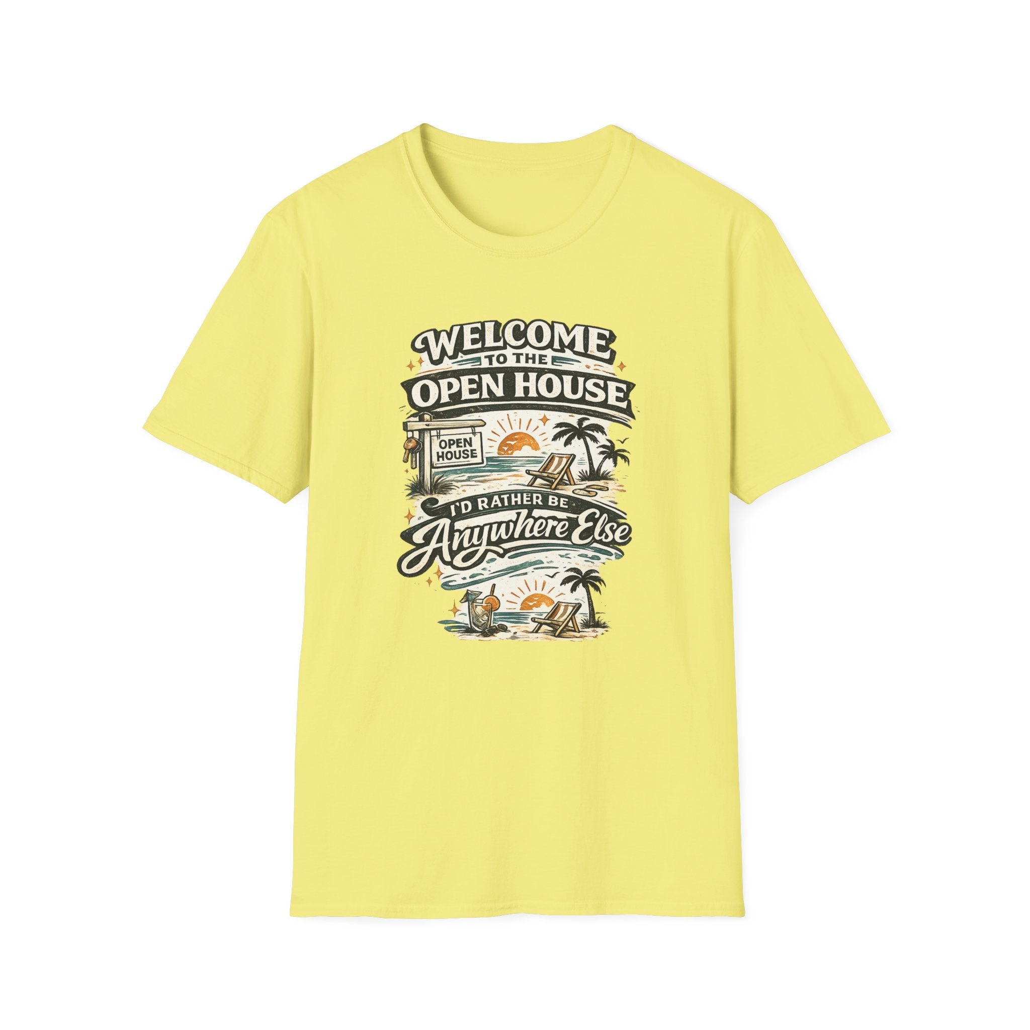 T-Shirt — "Welcome to the Open House" Graphic Tee