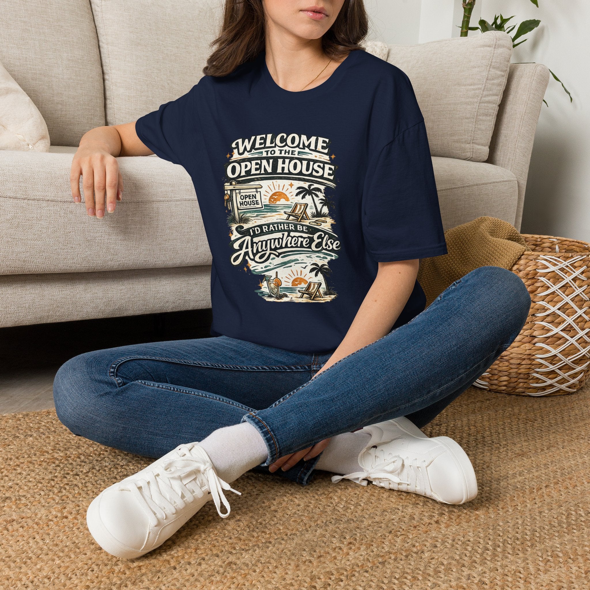 T-Shirt — "Welcome to the Open House" Graphic Tee