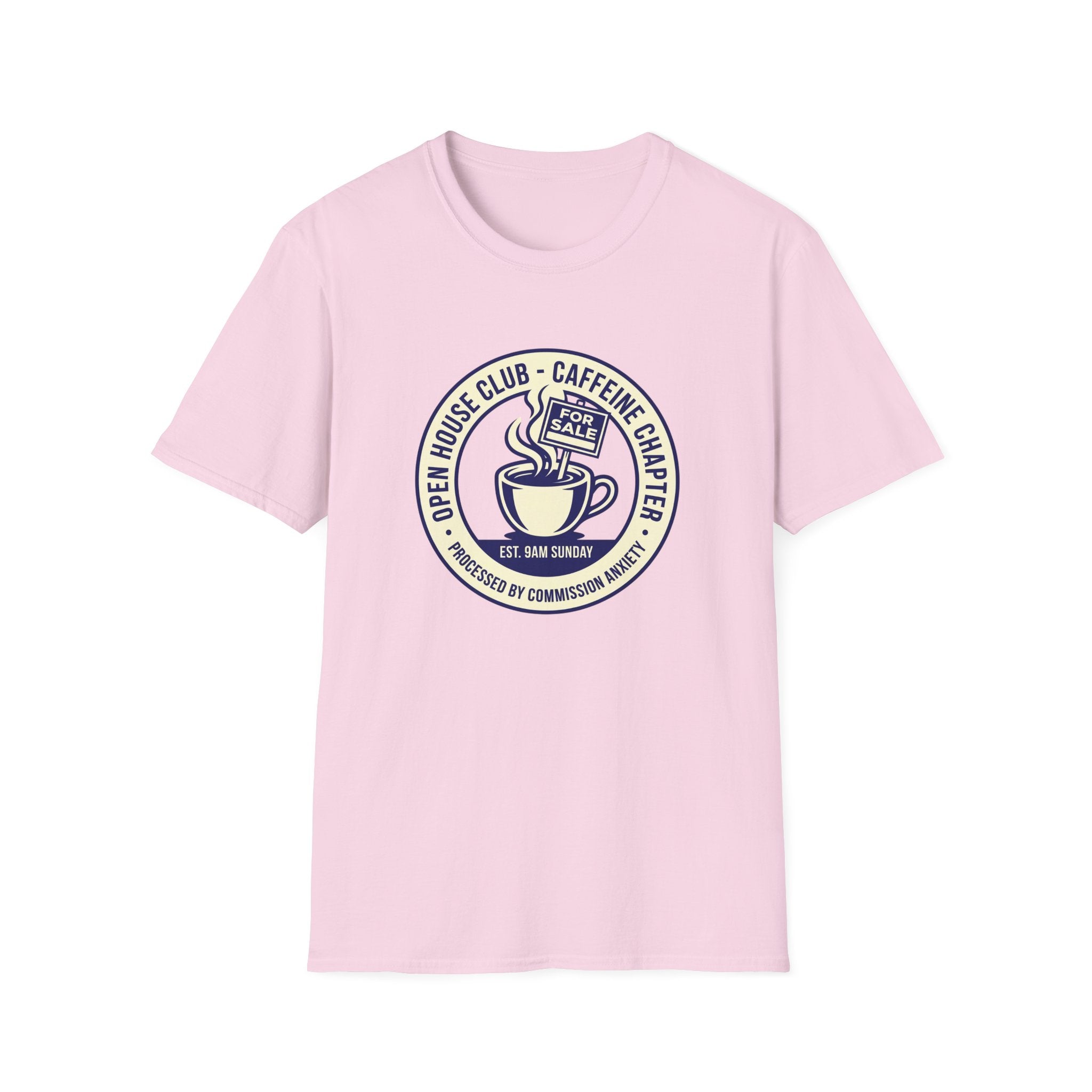 Coffee Club T-Shirt — Caffeine & Kindness Vintage Cafe Logo Tee