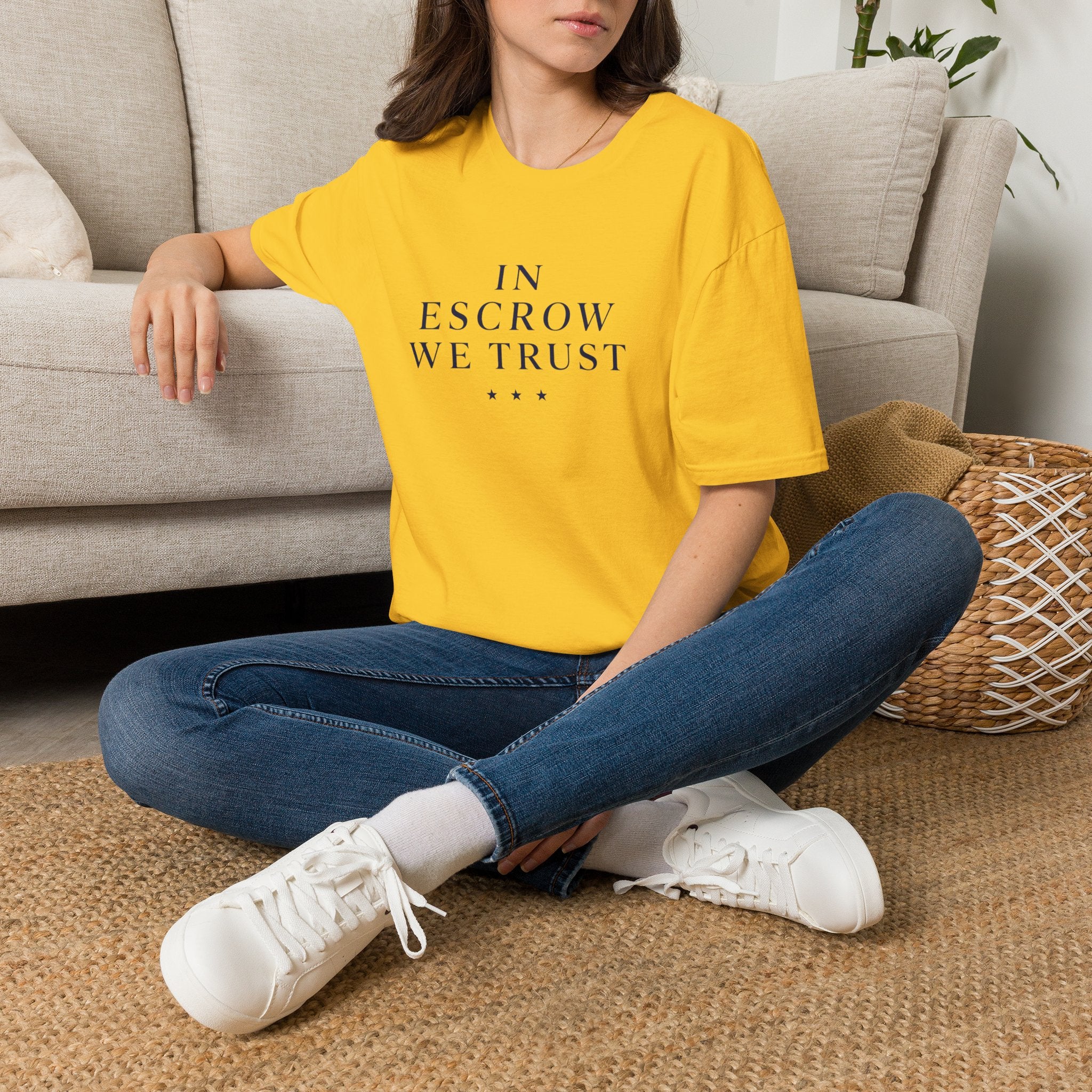 In Escrow We Trust — Funny Realtor T-Shirt for Real Estate Agents