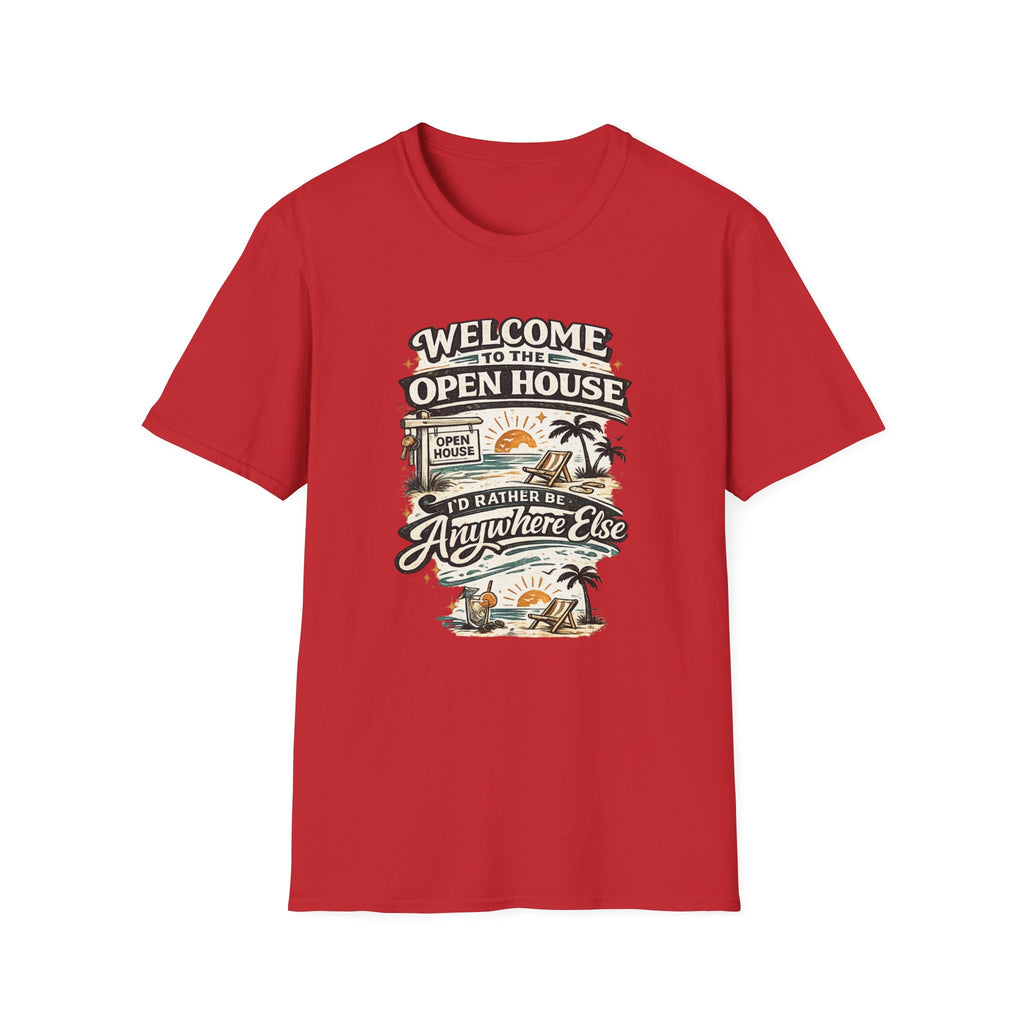T-Shirt — "Welcome to the Open House" Graphic Tee