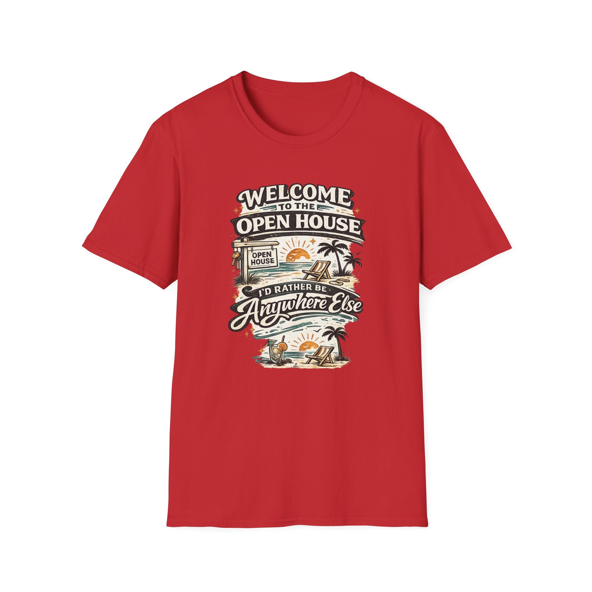 T-Shirt — "Welcome to the Open House" Graphic Tee