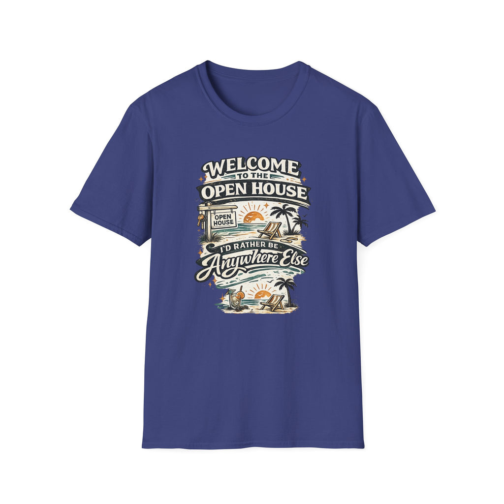 T-Shirt — "Welcome to the Open House" Graphic Tee