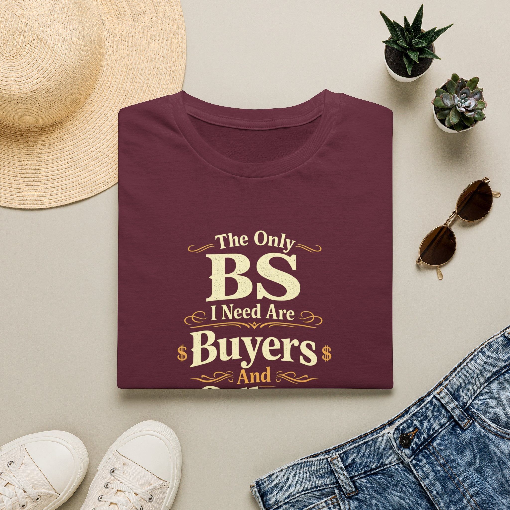 Funny Buyer T-Shirt — “BS of Buyers” Humorous Real Estate Shirt