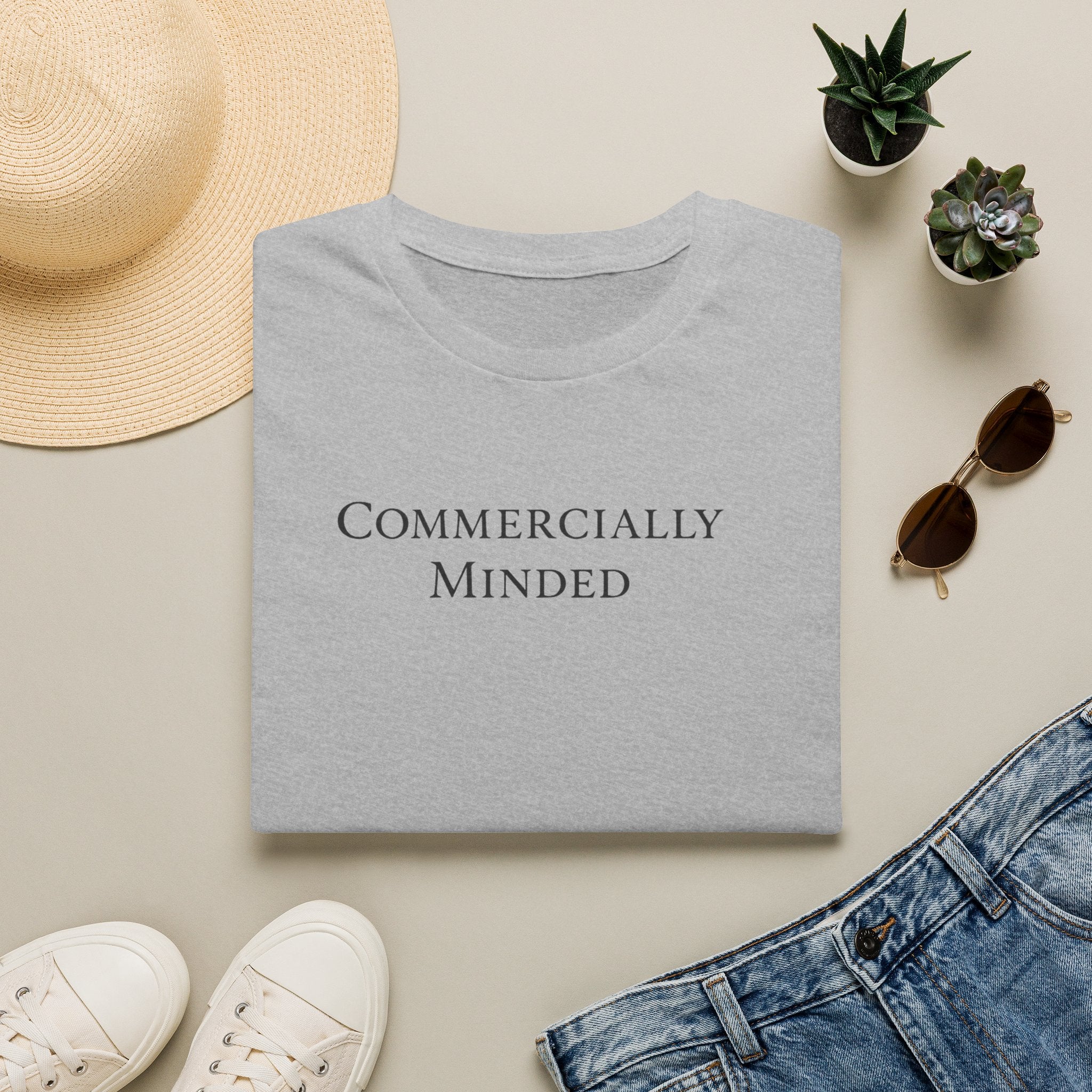 Commercially Minded T-Shirt — Minimalist Business Mindset Tee