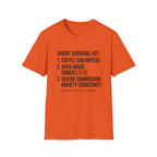 Agent Survival Kit T-Shirt — Funny Real Estate Agent Shirt (Coffee, Open House Cookies)