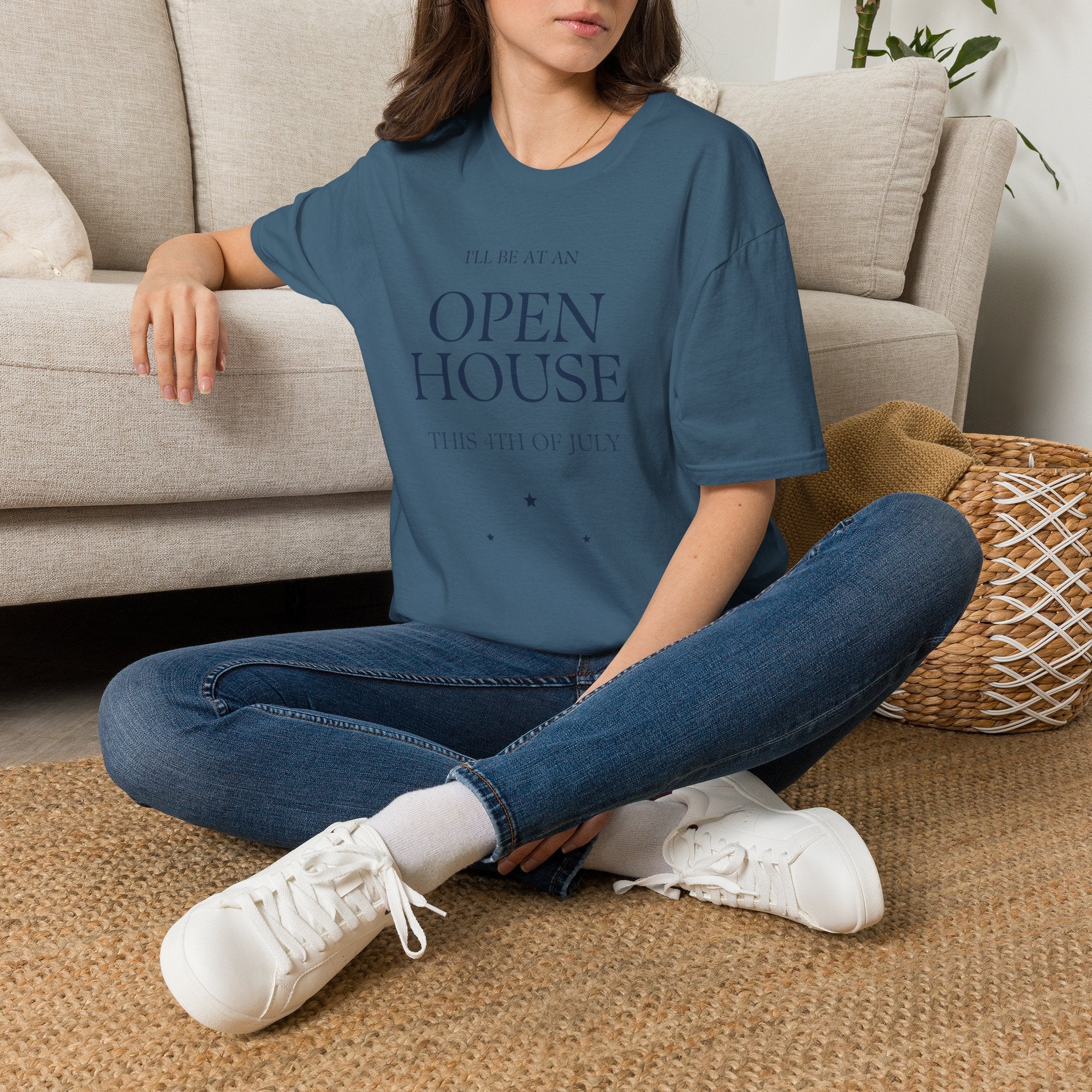 Open House T-Shirt — "I'll Be At An Open House" Real Estate Agent Tee