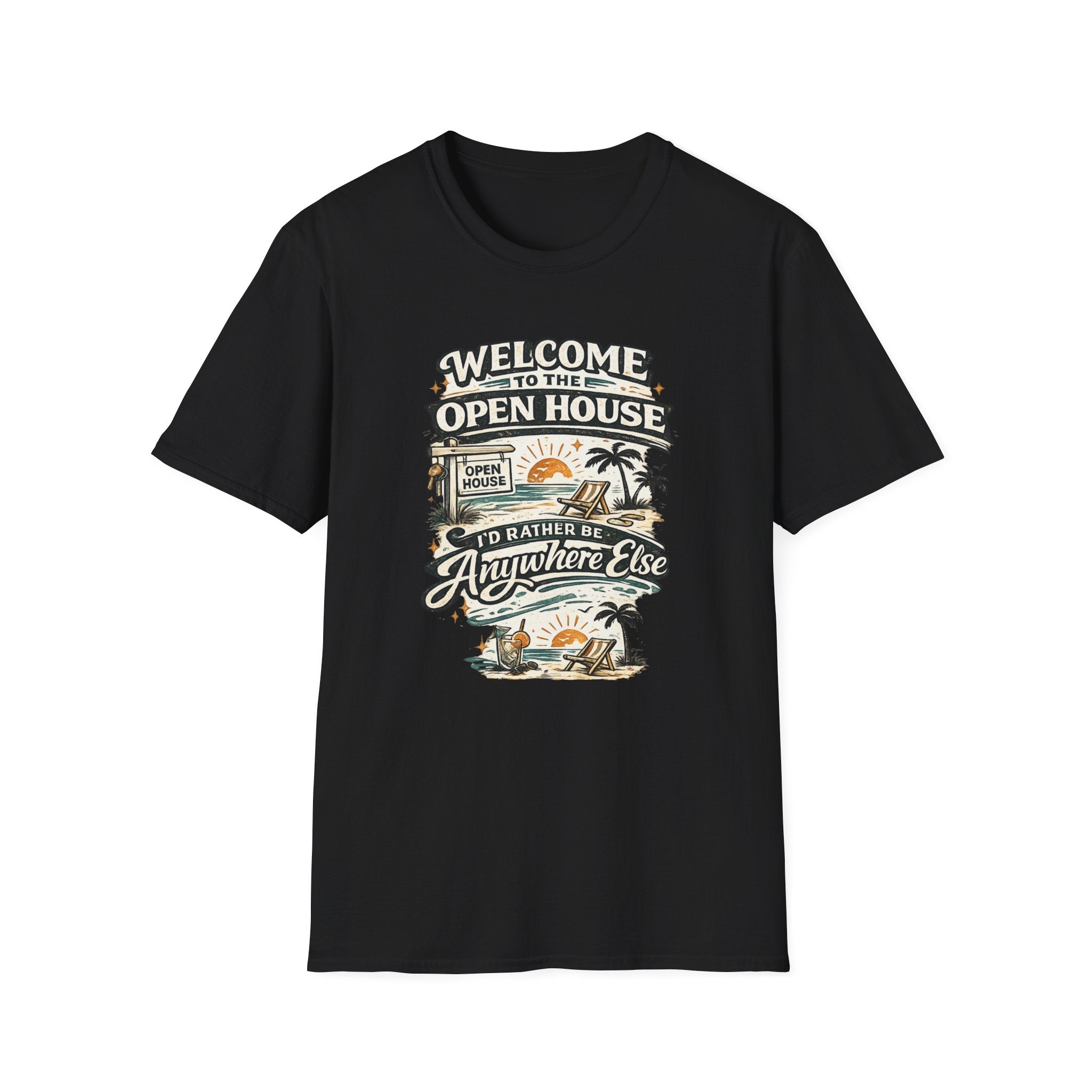 T-Shirt — "Welcome to the Open House" Graphic Tee