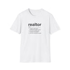 T-Shirt — "About a Realtor" Retro Receipt Graphic Tee
