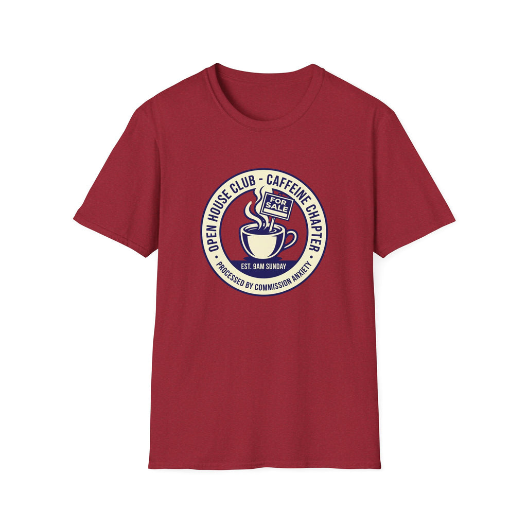 Coffee Club T-Shirt — Caffeine & Kindness Vintage Cafe Logo Tee