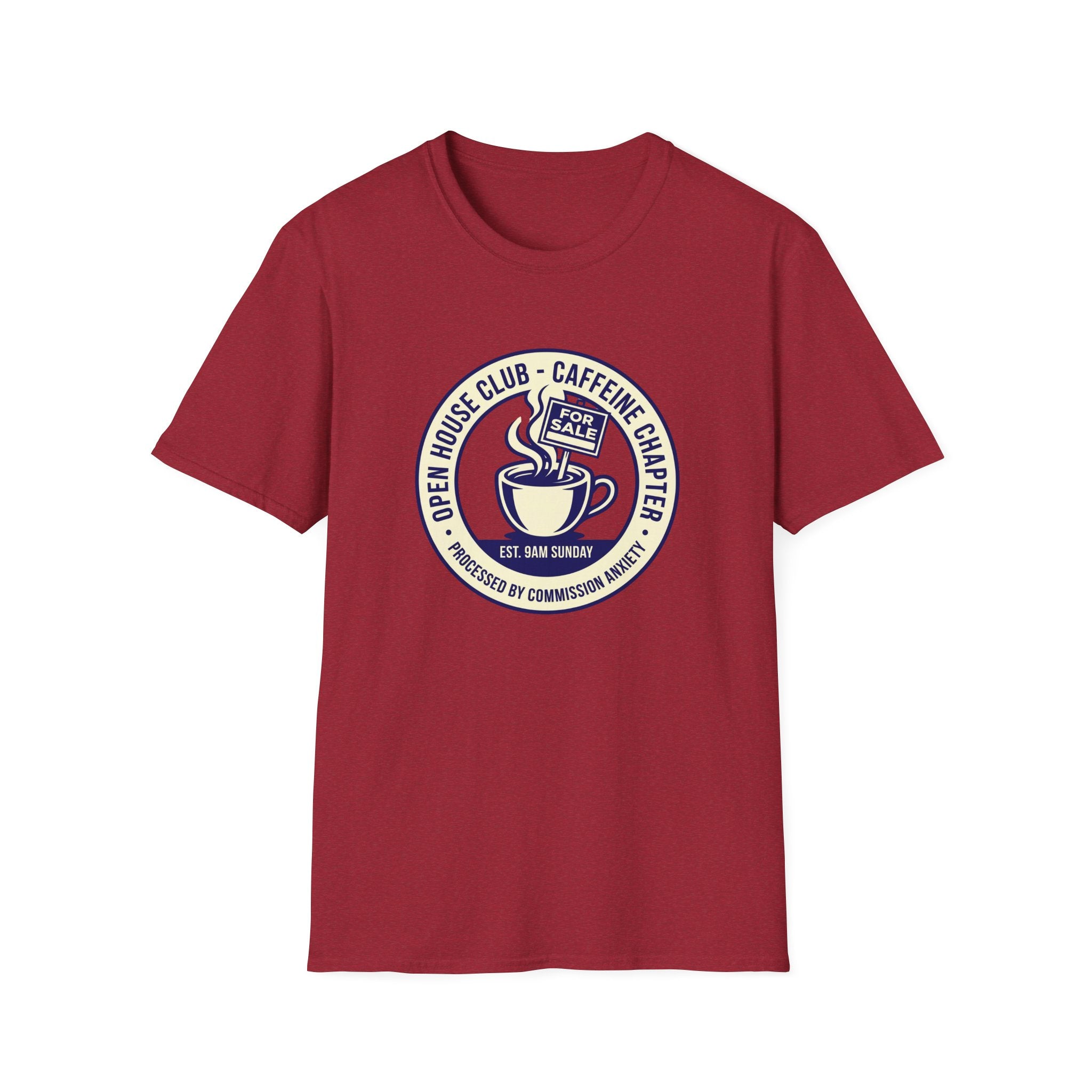 Coffee Club T-Shirt — Caffeine & Kindness Vintage Cafe Logo Tee