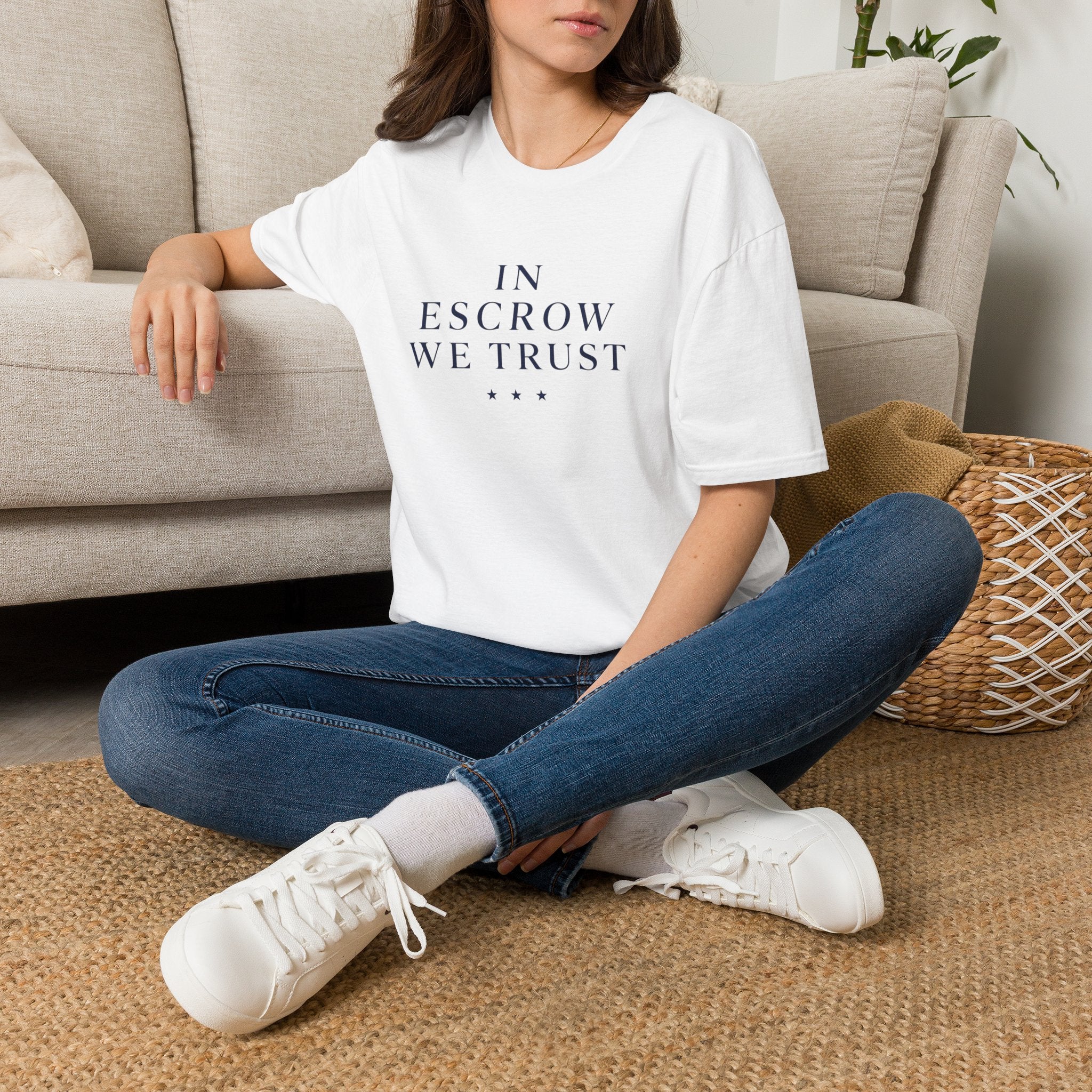 In Escrow We Trust — Funny Realtor T-Shirt for Real Estate Agents