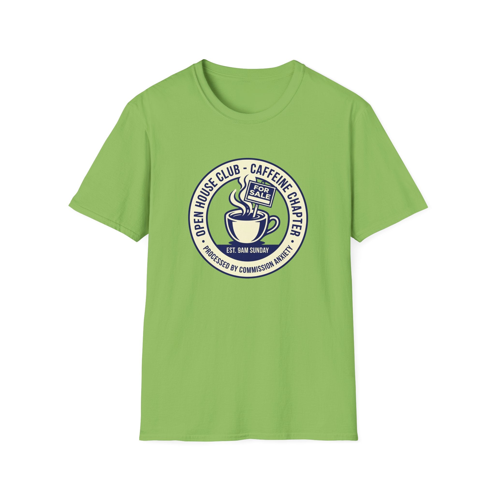 Coffee Club T-Shirt — Caffeine & Kindness Vintage Cafe Logo Tee