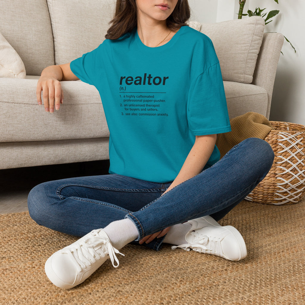 T-Shirt — "About a Realtor" Retro Receipt Graphic Tee