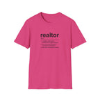T-Shirt — "About a Realtor" Retro Receipt Graphic Tee