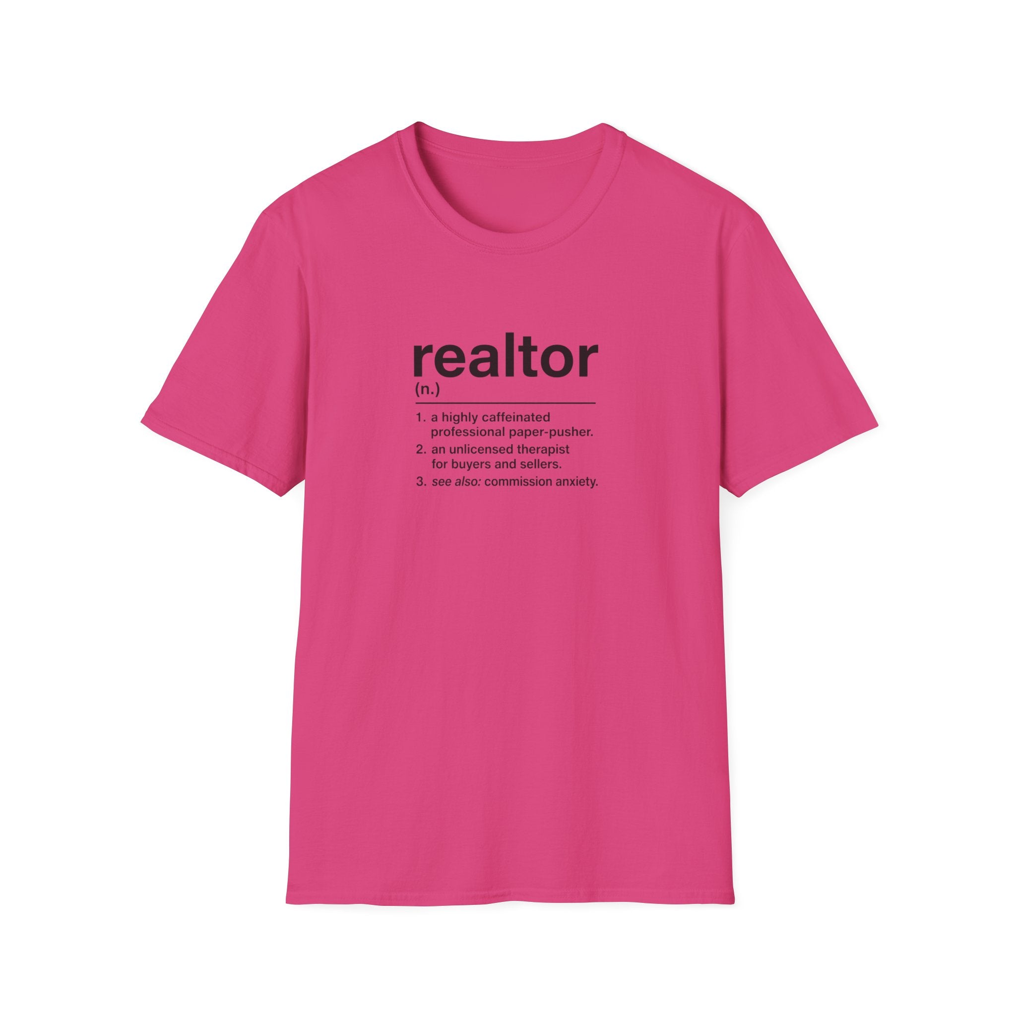 T-Shirt — "About a Realtor" Retro Receipt Graphic Tee