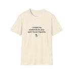 T-Shirt — "Weekend speclial" Retro Receipt Graphic Tee