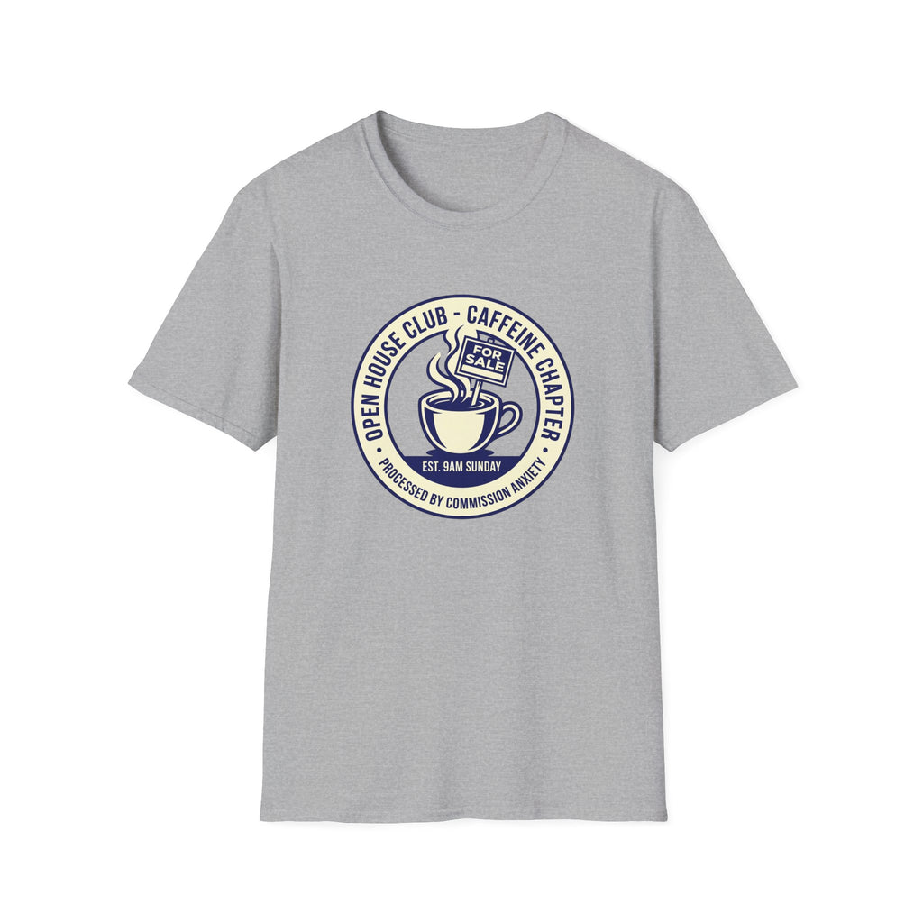 Coffee Club T-Shirt — Caffeine & Kindness Vintage Cafe Logo Tee