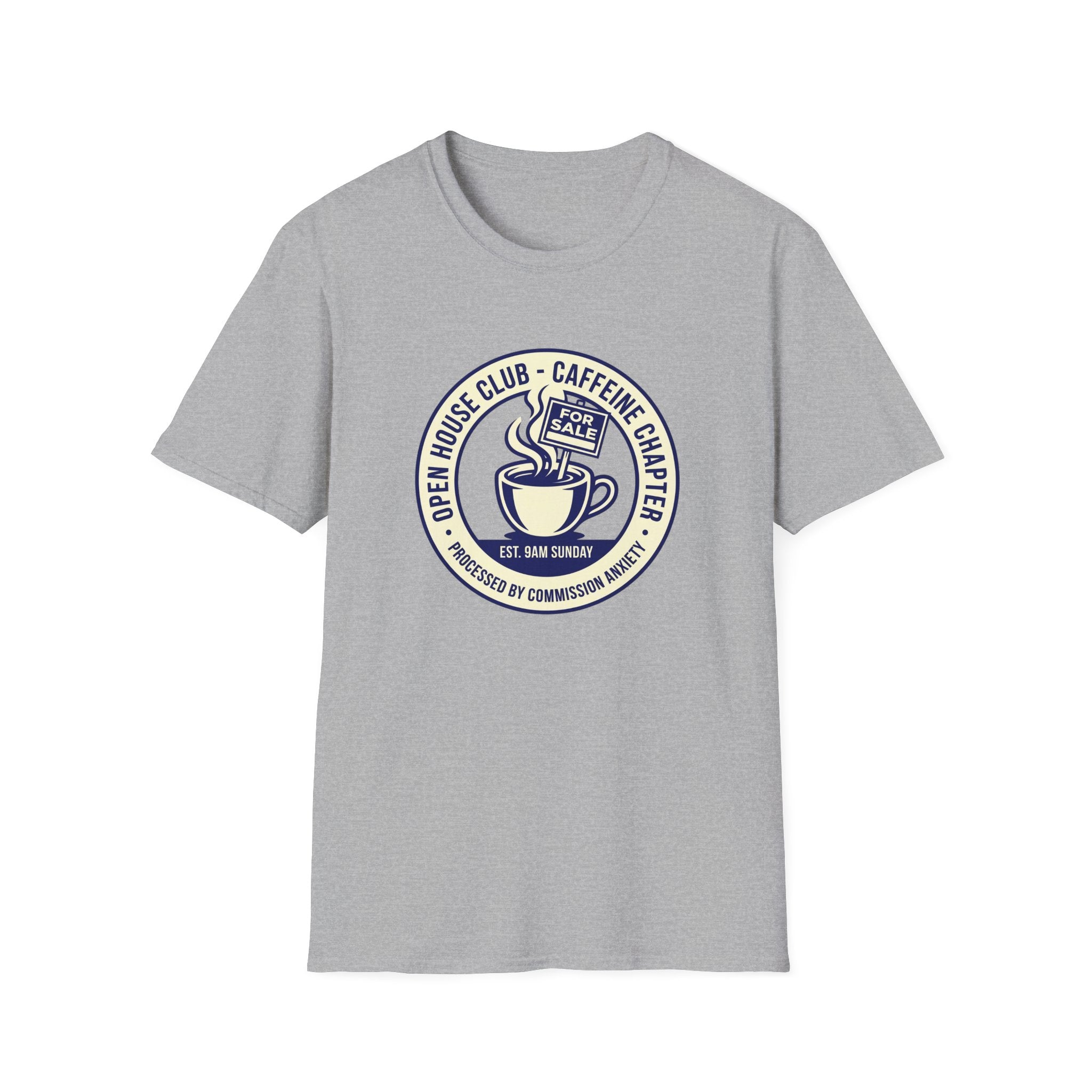 Coffee Club T-Shirt — Caffeine & Kindness Vintage Cafe Logo Tee