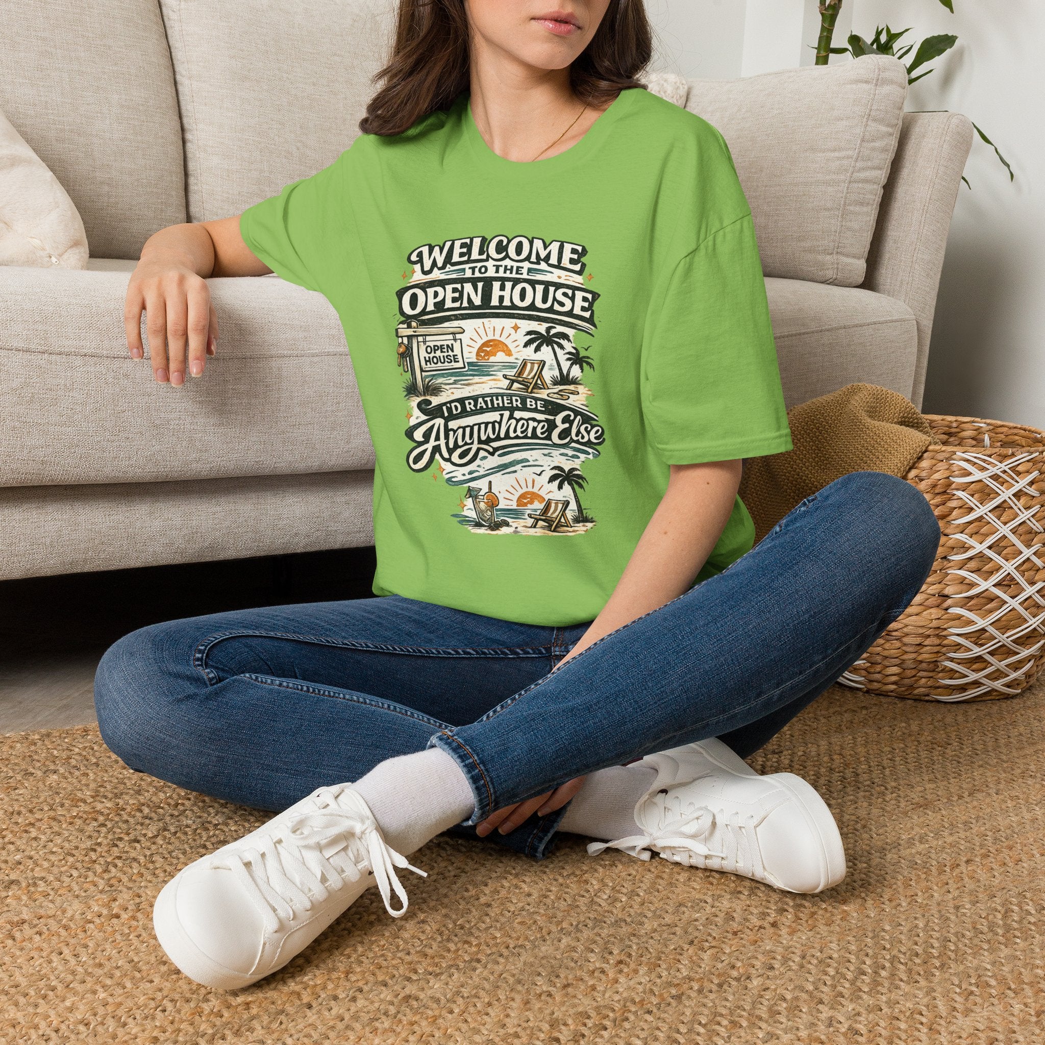 T-Shirt — "Welcome to the Open House" Graphic Tee