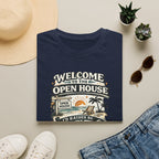 T-Shirt — "Welcome to the Open House" Graphic Tee