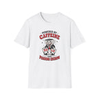 Powered by Caffeine T-Shirt — Funny Realtor life Tee