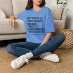 Agent Survival Kit T-Shirt — Funny Real Estate Agent Shirt (Coffee, Open House Cookies)