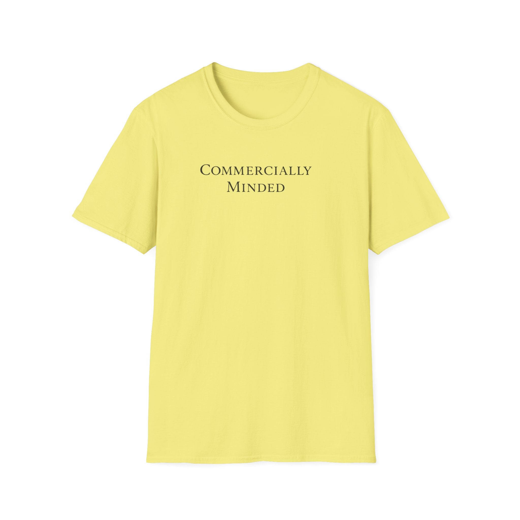 Commercially Minded T-Shirt — Minimalist Business Mindset Tee