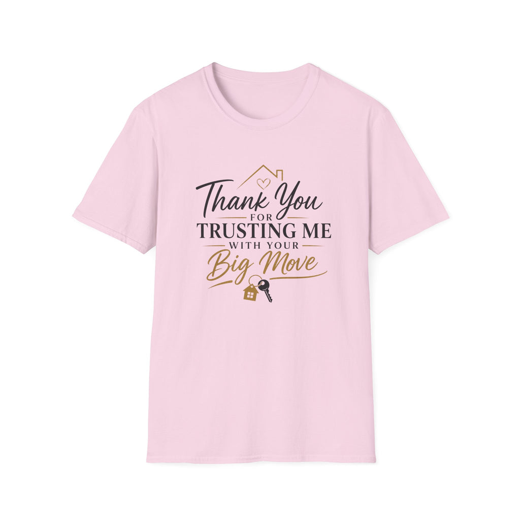 Thank You for Trusting Me With Your Big Move T-Shirt