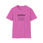 T-Shirt — "About a Realtor" Retro Receipt Graphic Tee