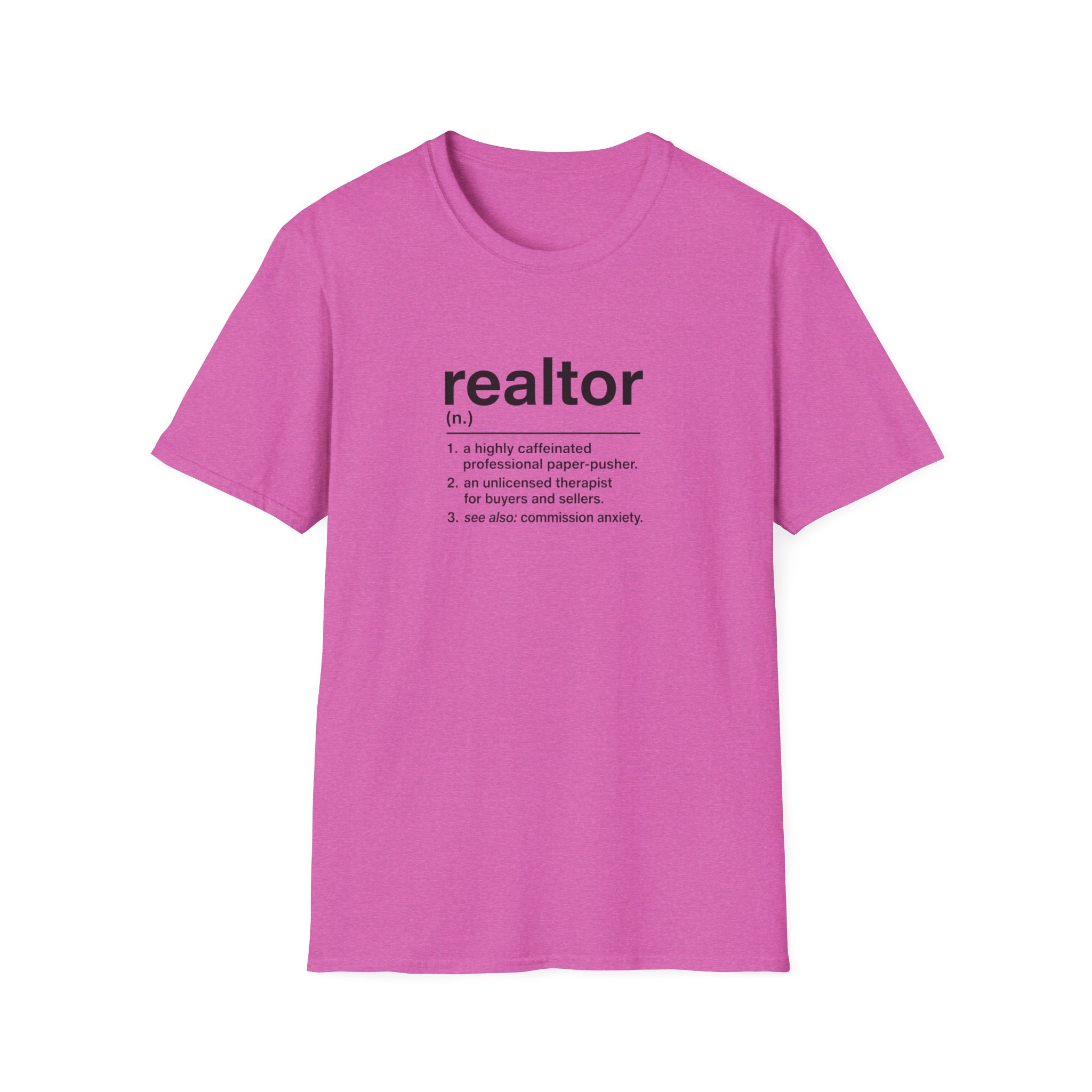 T-Shirt — "About a Realtor" Retro Receipt Graphic Tee