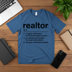 T-Shirt — "About a Realtor" Retro Receipt Graphic Tee