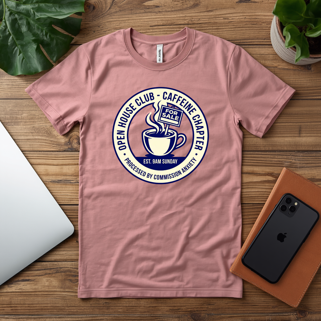 Coffee Club T-Shirt — Caffeine & Kindness Vintage Cafe Logo Tee