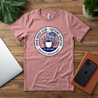 Coffee Club T-Shirt — Caffeine & Kindness Vintage Cafe Logo Tee