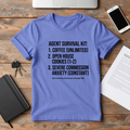 Agent Survival Kit T-Shirt — Funny Real Estate Agent Shirt (Coffee, Open House Cookies)