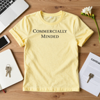 Commercially Minded T-Shirt — Minimalist Business Mindset Tee
