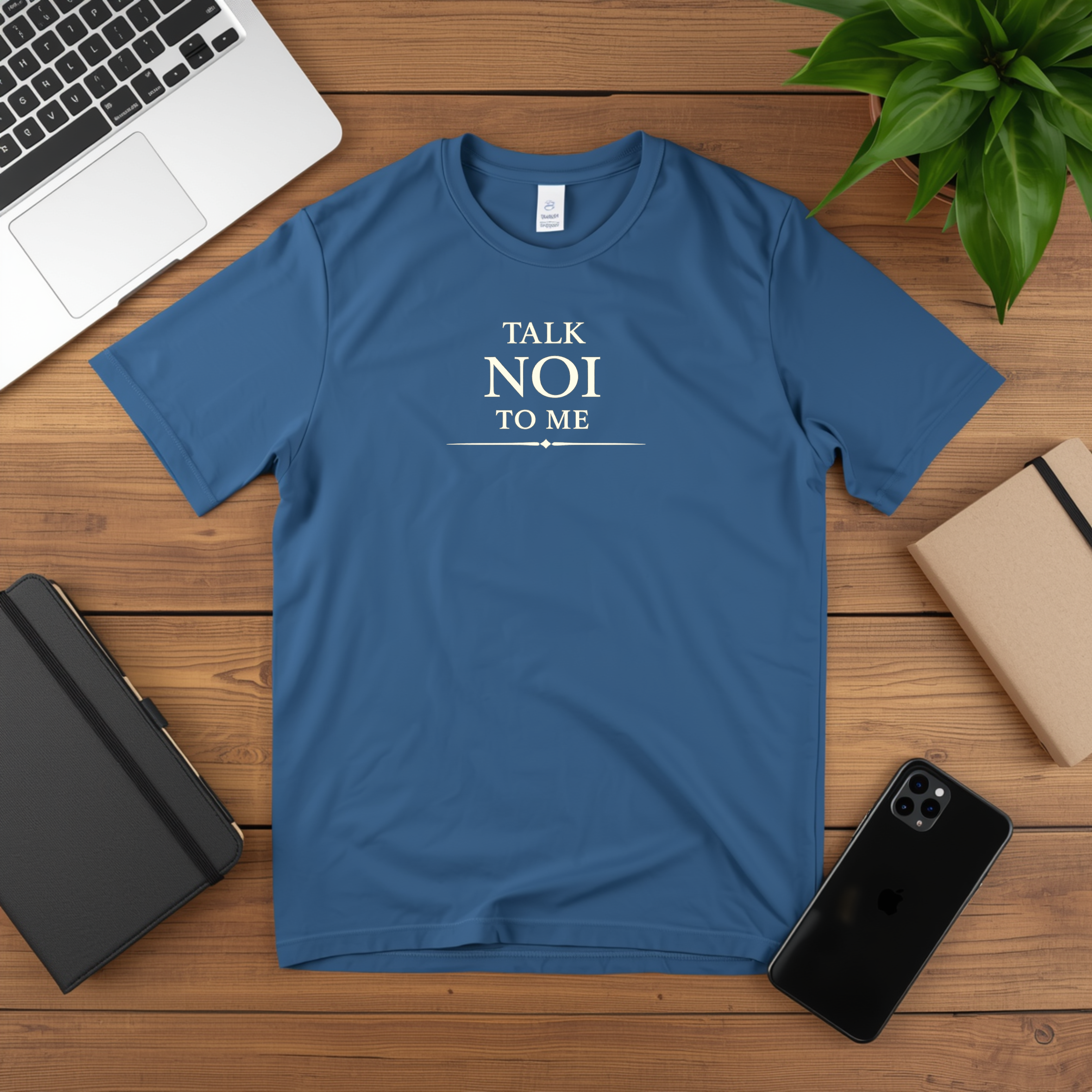Talk Not To Me T‑Shirt — Minimalist Neutral Graphic Tee