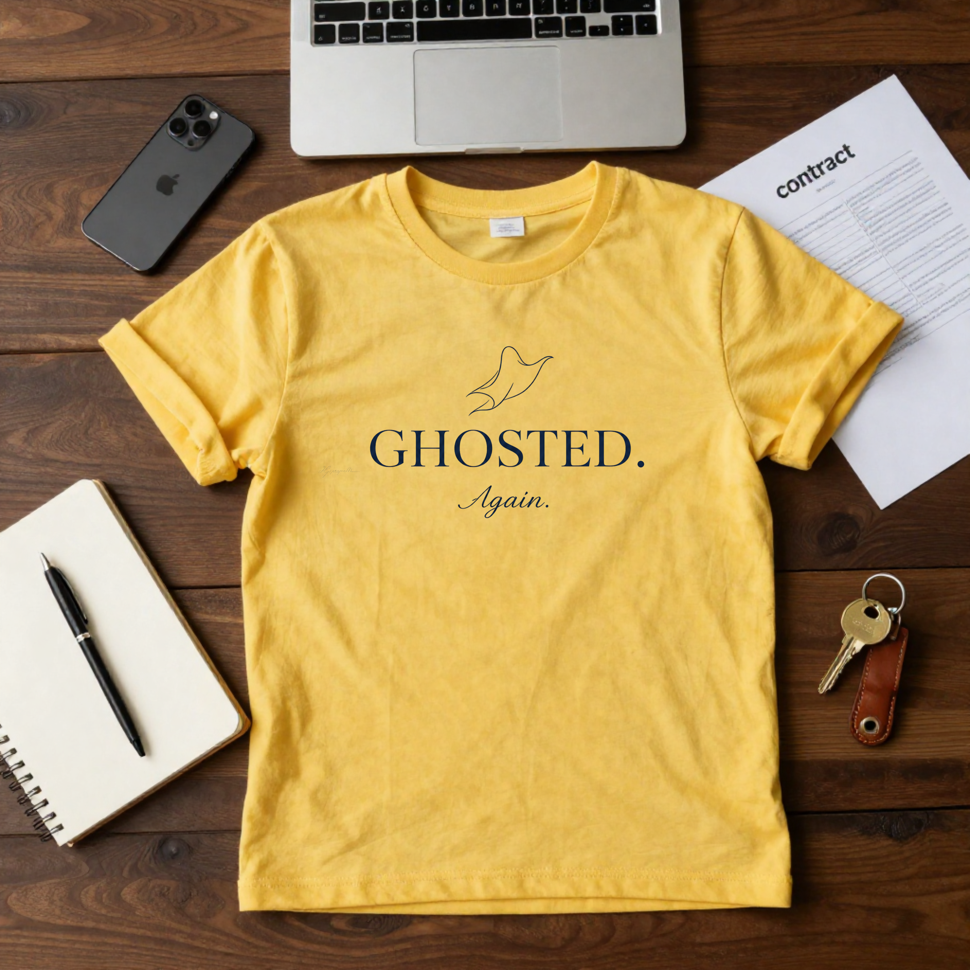 Ghosted Again Tee | Funny Dating & Real Estate Humor T-Shirt