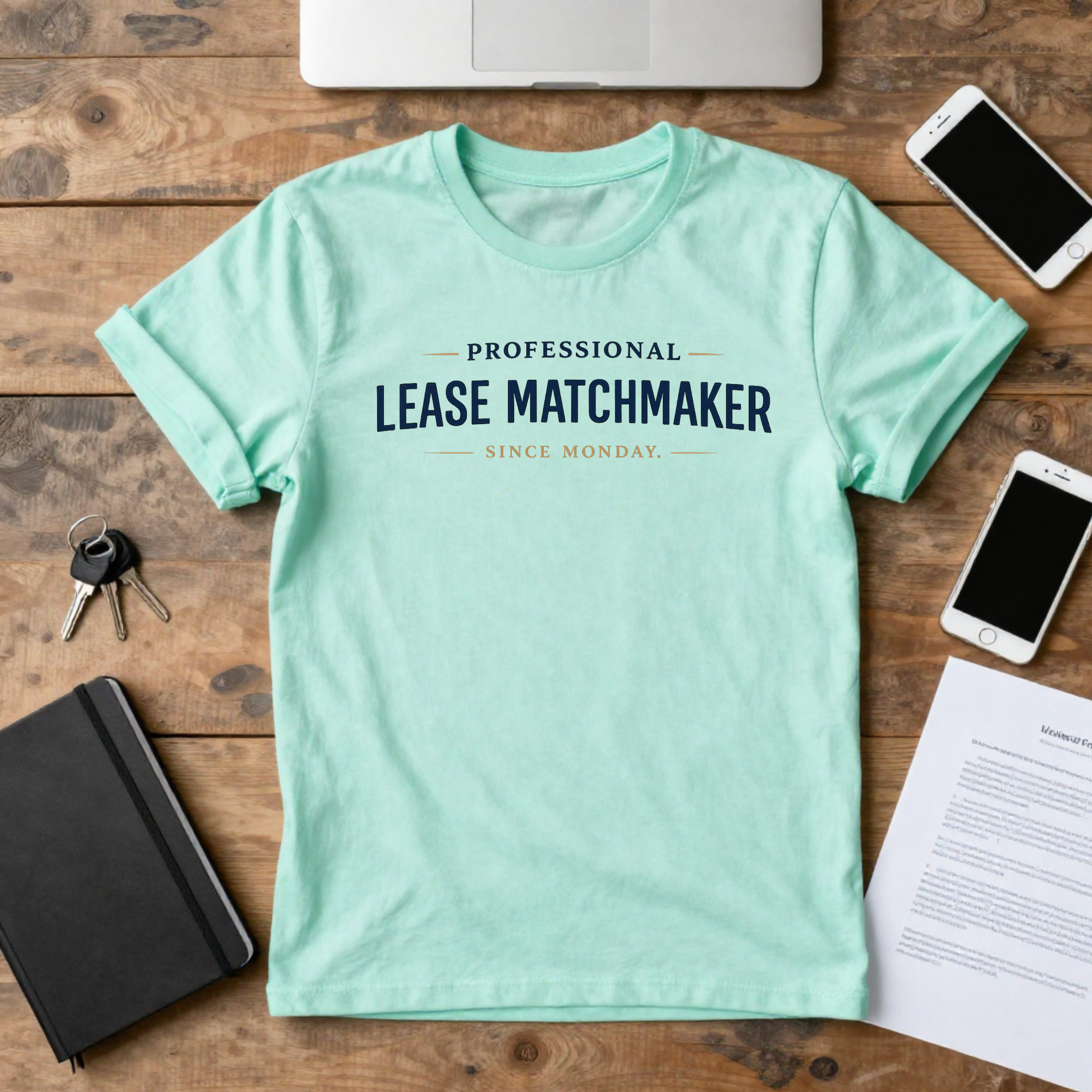 Professional Lease Matchmaker — Funny Realtor & Leasing Agent T-Shirt
