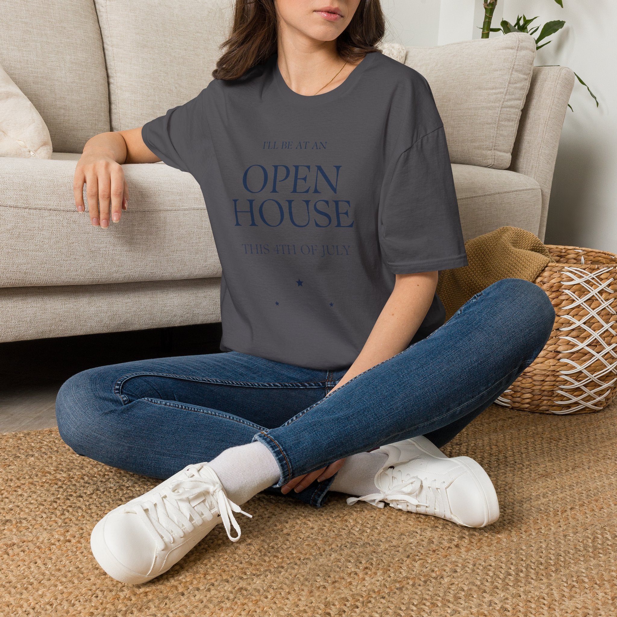 Open House T-Shirt — "I'll Be At An Open House" Real Estate Agent Tee