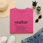 T-Shirt — "About a Realtor" Retro Receipt Graphic Tee