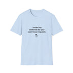 T-Shirt — "Weekend speclial" Retro Receipt Graphic Tee