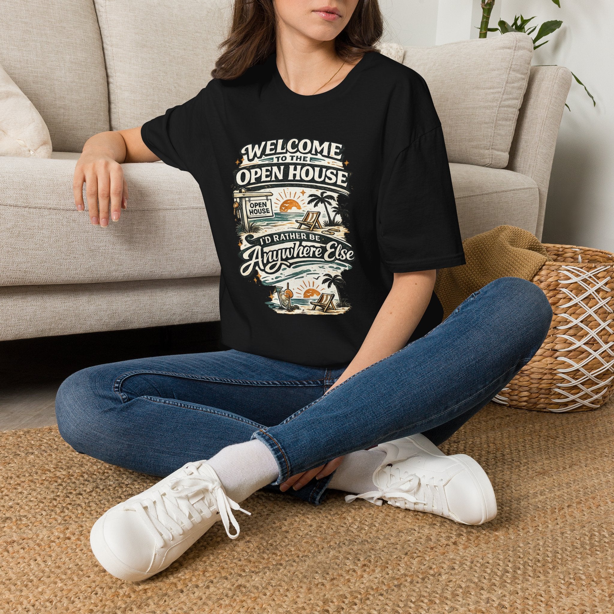 T-Shirt — "Welcome to the Open House" Graphic Tee