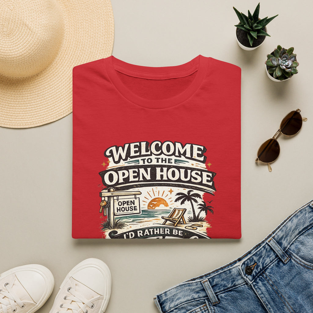 T-Shirt — "Welcome to the Open House" Graphic Tee