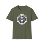 Coffee Club T-Shirt — Caffeine & Kindness Vintage Cafe Logo Tee